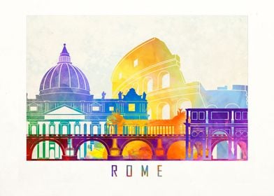 Rome skyline