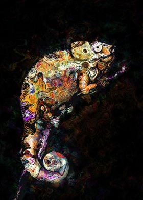 chameleon art