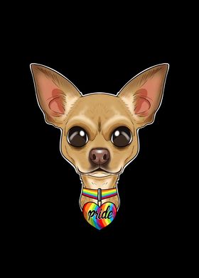 Chihuahua LGBTQ Flag I Gay