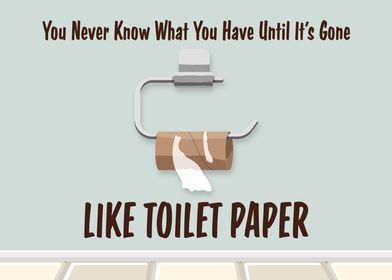 Funny Toilet Paper Gone