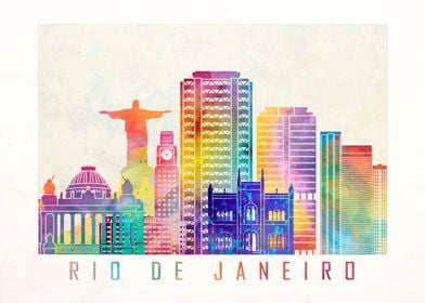 Rio de janeiro skyline