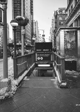 NYC Subway Stop Flatiron