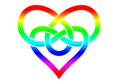 Rainbow Infinite Heart