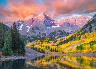 Lake Nature Colorado USA