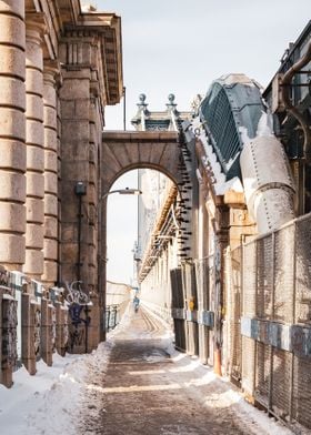 Manhattan Bridge Winter