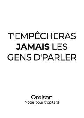 Orelsan affiche poster