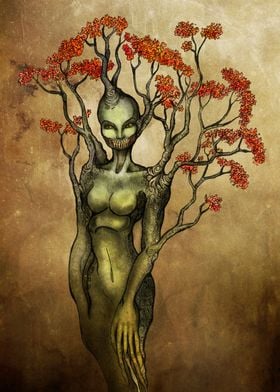 Crimson Dryad