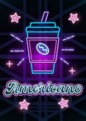 Americano Coffee Neon Sign