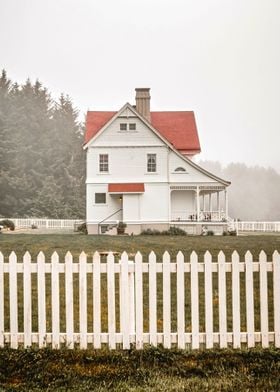 Oregon Coast in the Fog