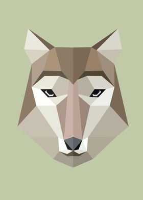 Low Poly Animal Wolf