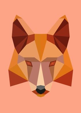 Low Poly Animal Fox