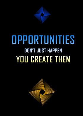 Create Opportunities