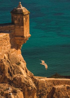 Alicante Castle Cliff