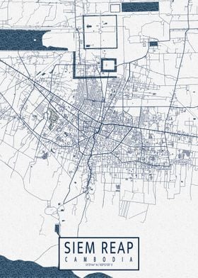 Siem Reap City Map Coastal