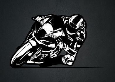 superbike illustration art