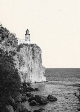 Split Rock Black and White