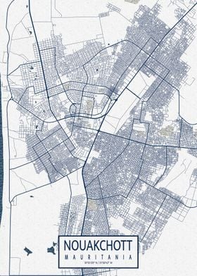 Nouakchott Map Coastal