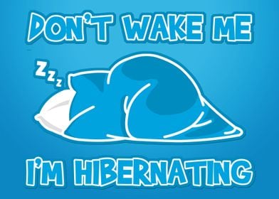 Dont wake me Im hibernat