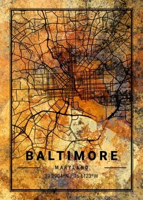 Baltimore Maryland Map