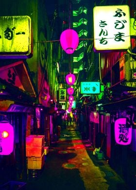 neon aisle japanese