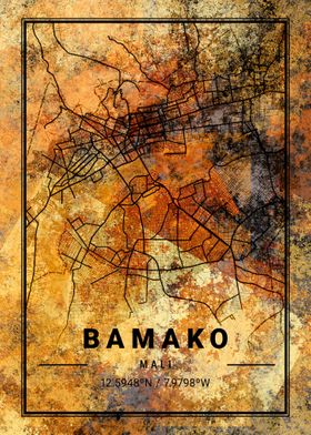 Bamako Mali Map