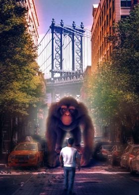 A Chimpanzee in New York