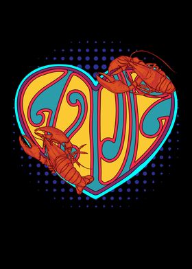 Lobster Love Shellfish Sea