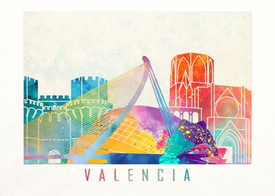 Valencia skyline