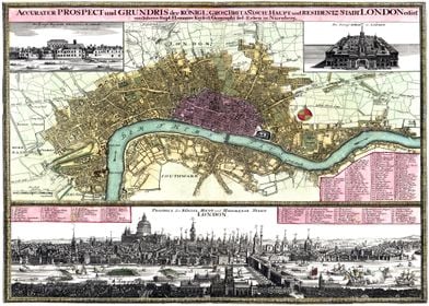 Map of London England