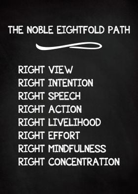 NOBLE EIGHTFOLD PATH CHALK