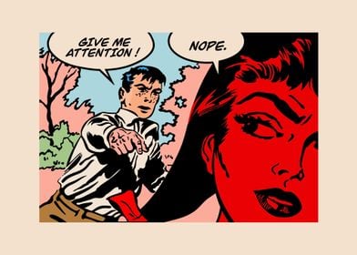 Pop art retro comics