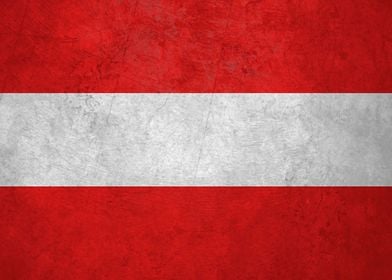 Flag of Austria on Wall