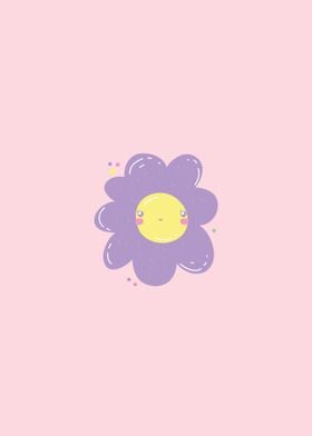 Kawaii Cartoon Flower