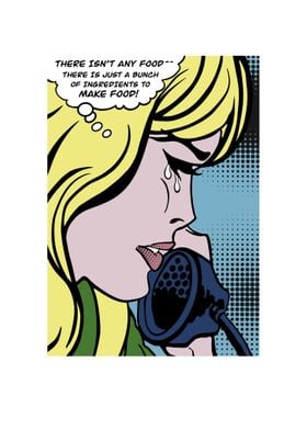 Cool Comic Retro Party Poster Template (em inglês). Passe Lápis através do  imagem vetorial de Anton345© 132438416