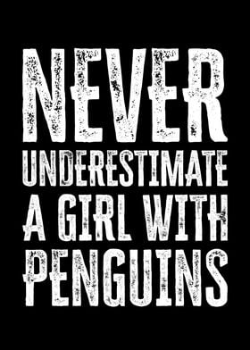 A Girl With Penguins