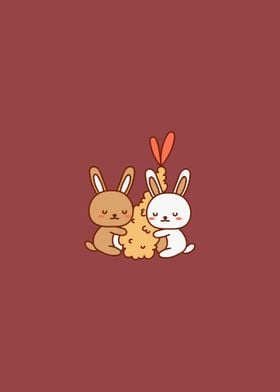 Kawaii Cartoon Bunnies