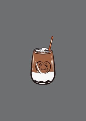 Kawaii Cartoon Milkshake