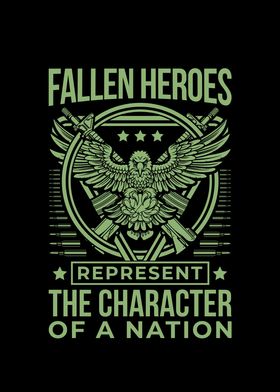 Fallen Heros represent the