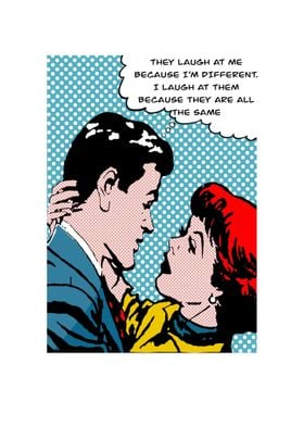 Pop art comic