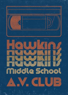 Middle School . Club' Poster by Stranger Things Series | Displate