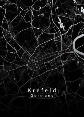 Krefeld City Map