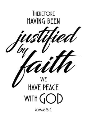 Justified By Faith