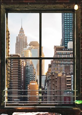New York Through a Window