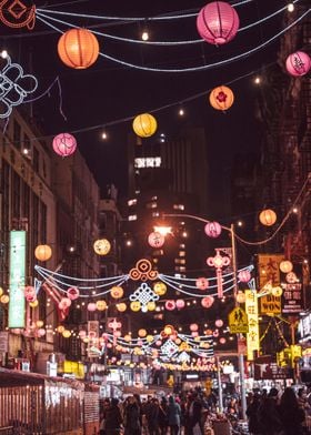 NYC Chinatown at Night