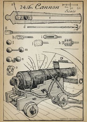 Old naval cannon