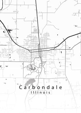 Carbondale City Map