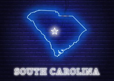 Neon South Carolina State 