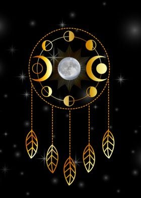 Triple Moon dreamcatcher