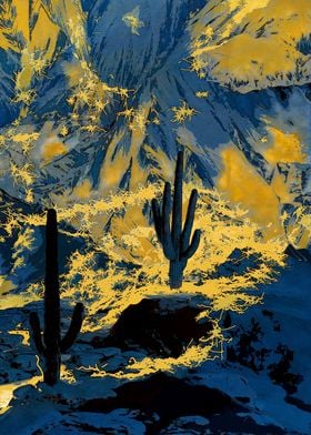 Abstract Desert Night