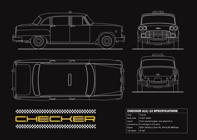 Checker Taxicab Blueprint